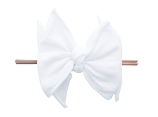 Baby Bling White / Blush FAB-BOW-LOUS Skinny Headband, Baby Bling, Baby Baby Bling Headbands, Baby bling, Baby Bling Bows, Baby Bling FAB, Baby Bling FAB-BOW-LOUS, Baby Bling Fabbowlous, Baby