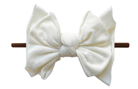 Baby Bling Ivory / Brown FAB-BOW-LOUS Skinny Headband, Baby Bling, Baby Bling, Baby Bling Bows, Baby Bling Brown Band FAB-BOW-LOUS Skinny Headband, Baby bling FAB, Baby Bling FAB-BOW-LOUS, Ba