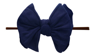 Baby Bling Navy / Brown FAB-BOW-LOUS Skinny Headband, Baby Bling, Baby Bling, Baby Bling Bows, Baby Bling Brown Band FAB-BOW-LOUS Skinny Headband, Baby bling FAB, Baby Bling FAB-BOW-LOUS, Bab