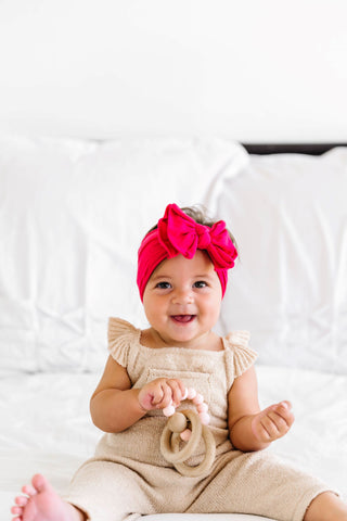 Baby Bling FAB Headband - Cranberry, Baby Bling, Baby Bling, Baby Bling Cranberry, Baby Bling Cranberry FAB-BOW-LOUS Headband, Baby Bling Headband, Baby Bling Headbands, Baby Bling Solid FAB,