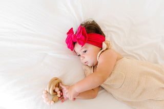Baby Bling FAB Headband - Cranberry, Baby Bling, Baby Bling, Baby Bling Cranberry, Baby Bling Cranberry FAB-BOW-LOUS Headband, Baby Bling Headband, Baby Bling Headbands, Baby Bling Solid FAB,