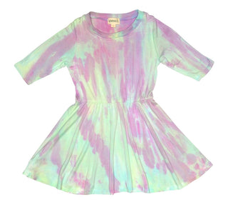 Fairwell Tea Dress in Prism, Fairwell, CM22, Dress, Dresses, Fairwell, Fairwell Dress, Fairwell Kids Clothing, Fairwell Prism, Fairwell Tea Dress, Fairwell Tea Dress in Prism, Fairwell Tie Dy