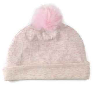 Baby Bling Pink Fur Pom Beanie, Baby Bling, Baby, Baby Beanie, Baby Bling, Baby Bling Beanie, Baby Bling Bows, Beanie, Beanies, Fur Pom Beanie, Turban - Basically Bows & Bowties
