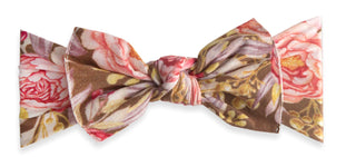 Baby Bling  Gold Leaf Peony Printed Knot Headband, Baby Bling, Baby Baby Bling Headbands, Baby Bling, Baby Bling  Gold Leaf Peony, Baby Bling  Gold Leaf Peony Printed Knot Headband, Baby Blin