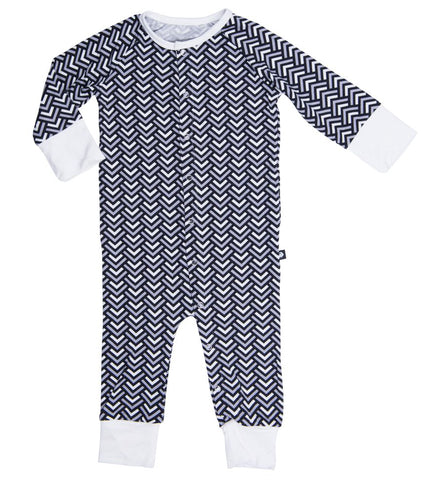 Sweet Bamboo Diagonal Raglan Romper, Sweet Bamboo, Baby Boy, Baby Boy Clothing, Baby Shower Gift, Boys Pajamas, cf-size-12-18-months, cf-type-coverall, cf-vendor-sweet-bamboo, Coverall, Els P