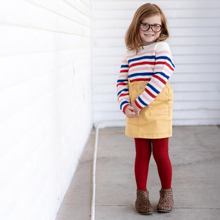 Little Stocking Co Cable Knit Tights - True Red, Little Stocking Co, Cable Knit Tights, cf-size-5-6y, cf-type-tights, cf-vendor-little-stocking-co, Fall 2021, Little Stocking Co, Little Stock