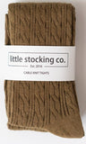 Little Stocking Co Cable Knit Tights - Olive, Little Stocking Co, Cable Knit Tights, cf-size-0-6-months, cf-size-3-4y, cf-size-5-6y, cf-size-6-12-months, cf-type-tights, cf-vendor-little-stoc