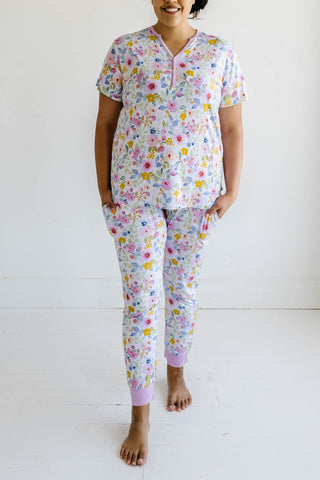 Little Sleepies Bella Blooms Women's 2pc Bamboo S/S Pajama Set, Little Sleepies, CM22, Little Sleepies Bella Blooms, Little Sleepies Bella Blooms Women's 2pc Bamboo S/S Pajama Set, Little Sle