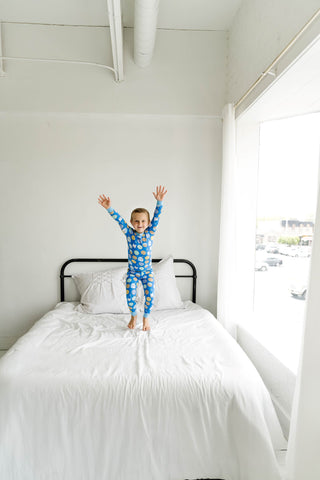 Little Sleepies Blue Cookies & Milk L/S 2pc Pajama Set, Little Sleepies, Bamboo Pajama, Bamboo Pajama Set, Bamboo Pajamas, CM22, Little Sleepies, Little Sleepies 2pc Pajama Set, Little Sleepi