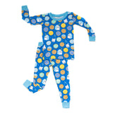 Little Sleepies Blue Cookies & Milk L/S 2pc Pajama Set, Little Sleepies, Bamboo Pajama, Bamboo Pajama Set, Bamboo Pajamas, CM22, Little Sleepies, Little Sleepies 2pc Pajama Set, Little Sleepi