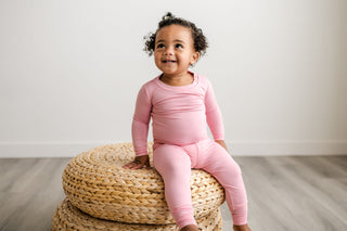 Little Sleepies Solid Bubblegum Bamboo 2pc Pajama Set, Little Sleepies, Bamboo Pajama, Bamboo Pajama Set, Bamboo Pajamas, CM22, Little Sleepies, Little Sleepies Bamboo, Little Sleepies Pajama