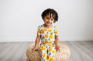 Little Sleepies Clementines Bamboo 2pc S/S Pajama Set, Little Sleepies, Bamboo Pajama, Bamboo Pajama Set, Bamboo Pajamas, Bestaroo Pajamas, CM22, Little Sleepies, Little Sleepies 2pc S/S Paja