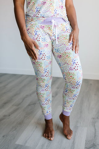 Little Sleepies Flower Fields Women's 2pc Bamboo S/S Pajama Set, Little Sleepies, CM22, Little Sleepies Flower Fields, Little Sleepies Flower Fields Women's 2pc Bamboo S/S Pajama Set, Little 