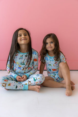 Little Sleepies Food Trucks S/S 2pc Pajama Set w/Shorts, Little Sleepies, Bamboo Pajama, Bamboo Pajama Set, Bamboo Pajamas, CM22, Foodtruck, Foodtrucks, Little Sleepies, Little Sleepies 2pc P