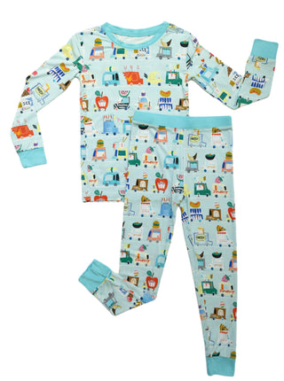 Little Sleepies Food Trucks L/S 2pc Pajama Set, Little Sleepies, Bamboo Pajama, Bamboo Pajama Set, Bamboo Pajamas, CM22, Foodtruck, Foodtrucks, Little Sleepies, Little Sleepies 2pc Pajama Set