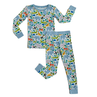 Little Sleepies Jungle Safari 2pc L/S Pajama Set, Little Sleepies, Bamboo Pajama, Bamboo Pajama Set, Bamboo Pajamas, CM22, Little Sleepies, Little Sleepies 2pc L/S Pajama Set, Little Sleepies