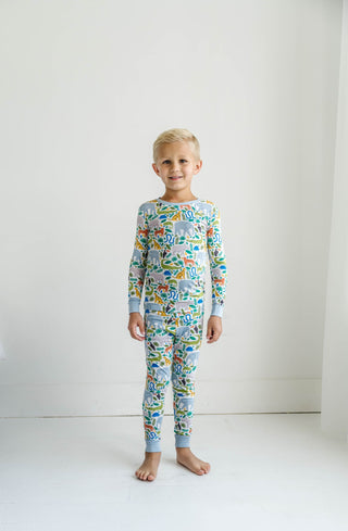 Little Sleepies Jungle Safari 2pc L/S Pajama Set, Little Sleepies, Bamboo Pajama, Bamboo Pajama Set, Bamboo Pajamas, CM22, Little Sleepies, Little Sleepies 2pc L/S Pajama Set, Little Sleepies