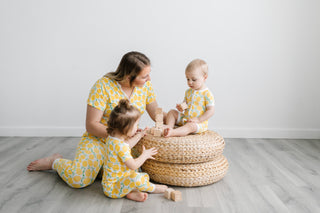 Little Sleepies Lemons Women's 2pc Bamboo S/S Pajama Set, Little Sleepies, CM22, Little Sleepies Lemons, Little Sleepies Lemons Women's 2pc Bamboo S/S Pajama Set, Little Sleepies Two-Piece Wo