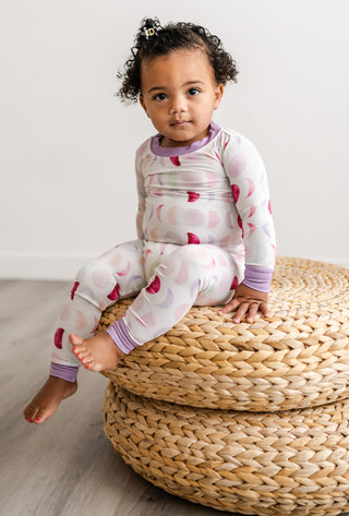 Little Sleepies Luna Mauve Bamboo 2pc Pajama Set, Little Sleepies, Bamboo Pajama, Bamboo Pajama Set, Bamboo Pajamas, CM22, Little Sleepies, Little Sleepies Bamboo, Little Sleepies Luna Mauve,
