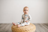 Little Sleepies Luna Neutrals Convertible Romper/Sleeper, Little Sleepies, Bamboo Pajamas, CM22, Coverall, Footie, Little Sleepies, Little Sleepies Bamboo, Little Sleepies Luna Neutrals, Litt