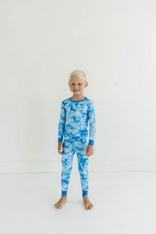 Little Sleepies Milky Way Tie Dye L/S 2pc Pajama Set, Little Sleepies, Bamboo Pajama, Bamboo Pajama Set, Bamboo Pajamas, CM22, Little Sleepies, Little Sleepies 2pc Pajama Set, Little Sleepies
