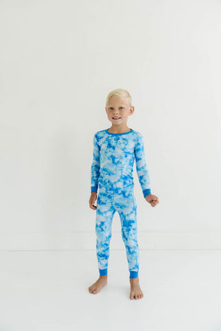Little Sleepies Milky Way Tie Dye L/S 2pc Pajama Set, Little Sleepies, Bamboo Pajama, Bamboo Pajama Set, Bamboo Pajamas, CM22, Little Sleepies, Little Sleepies 2pc Pajama Set, Little Sleepies