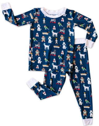 Little Sleepies Puppy Love Bamboo 2pc Pajama Set - Navy, Little Sleepies, Bamboo Pajama, Bamboo Pajama Set, Bamboo Pajamas, CM22, Little Sleepies, Little Sleepies 2pc Pajama Set, Little Sleep