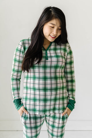 Little Sleepies Noel Plaid Women's Bamboo 2pc Pajama Set, Little Sleepies, Adult Christmas Pajamas, All Things Holiday, Bamboo Pajama, Bamboo Pajama Set, Bamboo Pajamas, Christmas, Christmas 