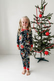Little Sleepies Poinsettia Floral 2pc Pajama Set, Little Sleepies, All Things Holiday, Bamboo Pajama, Bamboo Pajama Set, Bamboo Pajamas, Christmas, Christmas Pajamas, CM22, Jolly Holiday Sale