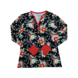 Little Sleepies Poinsettia Floral Women's Bamboo 2pc Pajama Set, Little Sleepies, Adult Christmas Pajamas, All Things Holiday, Bamboo Pajama, Bamboo Pajama Set, Bamboo Pajamas, Christmas, Chr