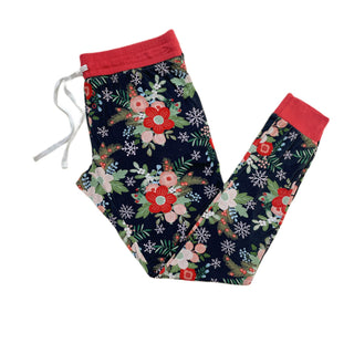 Little Sleepies Poinsettia Floral Women's Bamboo 2pc Pajama Set, Little Sleepies, Adult Christmas Pajamas, All Things Holiday, Bamboo Pajama, Bamboo Pajama Set, Bamboo Pajamas, Christmas, Chr