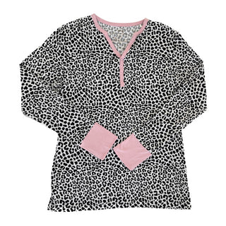 Little Sleepies Snow Leopard Women's Bamboo 2pc Pajama Set, Little Sleepies, Bamboo Pajama, Bamboo Pajama Set, Bamboo Pajamas, CM22, Little Sleepies, Little Sleepies 2pc Pajama Set, Little Sl