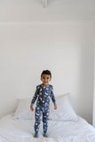 Little Sleepies To the Moon & Back Blue 2pc L/S Pajama Set, Little Sleepies, Bamboo Pajama, Bamboo Pajama Set, Bamboo Pajamas, Bestaroo Pajamas, CM22, Little Sleepies, Little Sleepies 2pc L/S