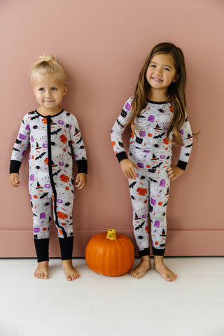 Little Sleepies Trick or Treat 2pc L/S Pajama Set, Little Sleepies, Bamboo Pajama, Bamboo Pajama Set, Bamboo Pajamas, Bestaroo Pajamas, CM22, Halloween, Little Sleepies, Little Sleepies 2pc L