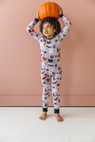 Little Sleepies Trick or Treat 2pc L/S Pajama Set, Little Sleepies, Bamboo Pajama, Bamboo Pajama Set, Bamboo Pajamas, Bestaroo Pajamas, CM22, Halloween, Little Sleepies, Little Sleepies 2pc L