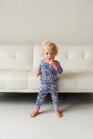 Little Sleepies Wild Leopard Bamboo 2pc L/S Pajama Set, Little Sleepies, Bamboo Pajama, Bamboo Pajama Set, Bamboo Pajamas, Bestaroo Pajamas, CM22, Leopard, Leopard Pajamas, Little Sleepies, L