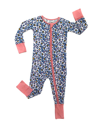 Little Sleepies Wild Leopard Convertible Romper/Sleeper, Little Sleepies, Bamboo Pajamas, CM22, Coverall, Footie, LEopard Little Sleepies, Little Sleepies, Little Sleepies Bamboo, Little Slee