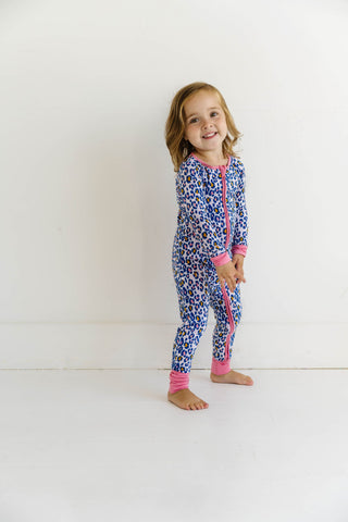Little Sleepies Wild Leopard Convertible Romper/Sleeper, Little Sleepies, Bamboo Pajamas, CM22, Coverall, Footie, LEopard Little Sleepies, Little Sleepies, Little Sleepies Bamboo, Little Slee
