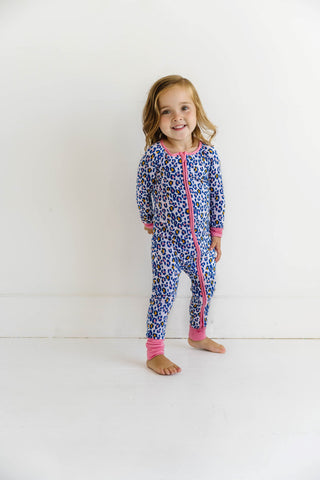 Little Sleepies Wild Leopard Convertible Romper/Sleeper, Little Sleepies, Bamboo Pajamas, CM22, Coverall, Footie, LEopard Little Sleepies, Little Sleepies, Little Sleepies Bamboo, Little Slee