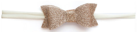 Baby Bling Glitter Bow Tie Skinny Headband-Gold, Baby Bling, Baby Bling, Baby Bling Bows, Baby Bling Fall 2018 Release, Baby Bling Glitter Bow Tie Skinny Headband, Baby Bling Headband, Baby B