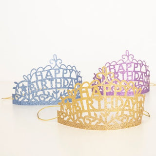 Meri Meri Happy Birthday Party Tiaras (Set of 8), Meri Meri, Birthday Headband, Birthday Headbands, cf-type-headbands, cf-vendor-meri-meri, Happy Birthday Headband, Headband, Meri Meri Happy 