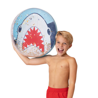Giant Sparkly Beach Ball - Shark, Good Banana, Beach Ball, cf-type-beach-&-sand-toys, cf-vendor-good-banana, Giant Sparkly Beach Ball, Good Banana, Good Banana Beach Ball, Good Banana Giant S
