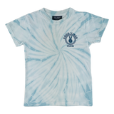 Tiny Whales Good Vibes Club Blue Tie Dye S/S Tee, Tiny Whales, Boys Clothing, cf-size-8y, cf-type-shirt, cf-vendor-tiny-whales, CM22, Good Vibes Club, Made in the USA, Tiny Whales, Tiny Whale