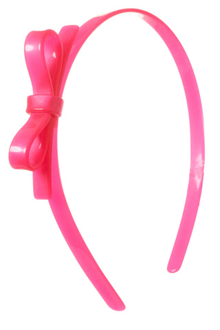 Lilies & Roses Thin Bow Headband-Neon Pink, Lilies & Roses, Acrylic Bow Headband, Acrylic Headband, Acryliic, Bow Headband, Cyber Monday, Lilie & Roses, Lilies & Roses Neon Pink, Lilies & Ros