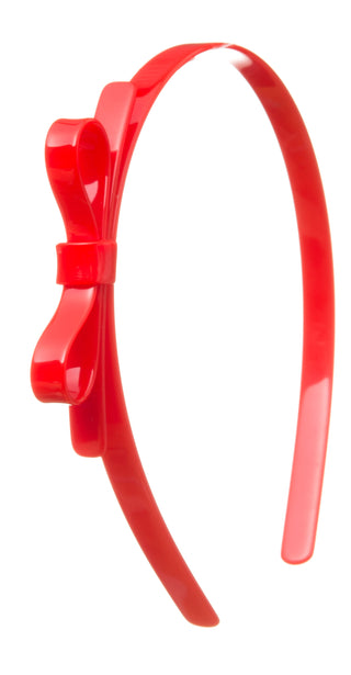 Lilies & Roses Thin Bow Headband-Red, Lilies & Roses, Acrylic Bow Headband, Acrylic Headband, Acryliic, Bow Headband, Cyber Monday, Lilie & Roses, Lilies & Roses Red Thin Bow Headband, Lilies