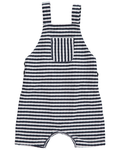 Me & Henry Blue & White Stripe Shortie Overall, Me & Henry, Boys Clothing, Infant Boy Clothing, JAN23, Me & Henry, Me & Henry Blue & White Stripe Shortie Overall, Me & Henry Shortie Overall, 