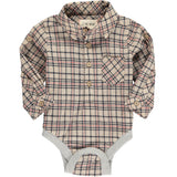 Me & Henry Beige Woven Plaid Onesie, Me & Henry, Boys Clothing, Cyber Monday, Els PW 8258, End of Year, End of Year Sale, Infant Boy Clothing, JAN23, Me & Henry, Me & Henry Beige Woven Palid,