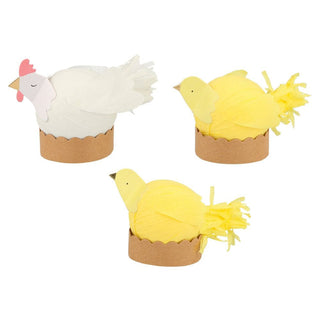 Meri Meri Hen & Chicks Surprise Balls (Set of 3), Meri Meri, Carrots, Easter, Easter Basket, Easter Basket Ideas, EB Boy, EB Boys, EB Girls, Meri Meri, Meri Meri Easter, Meri Meri Hen & Chick