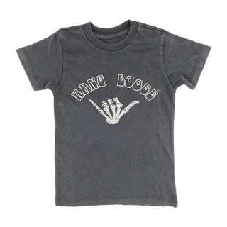 Tiny Whales Hang Loose Mineral Black S/S Tee, Tiny Whales, Boys Clothing, CM22, Halloween, Halloween Shirt, Halloween Tee, Hang Loose, Made in the USA, Tiny Whales, Tiny Whales Boys Clothing,