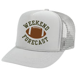 Weekend Football Forecast Trucker Hat - Grey, Sweet Wink, Boy Hat, Boys Hat, cf-type-hat, cf-vendor-sweet-wink, Football, Football Hat, Game Day, JAN23, Sweet Wink, Sweet Wink Hat, Sweet Wink
